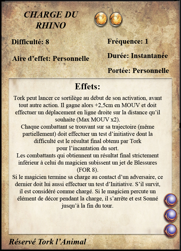 Charge du Rhinocéros